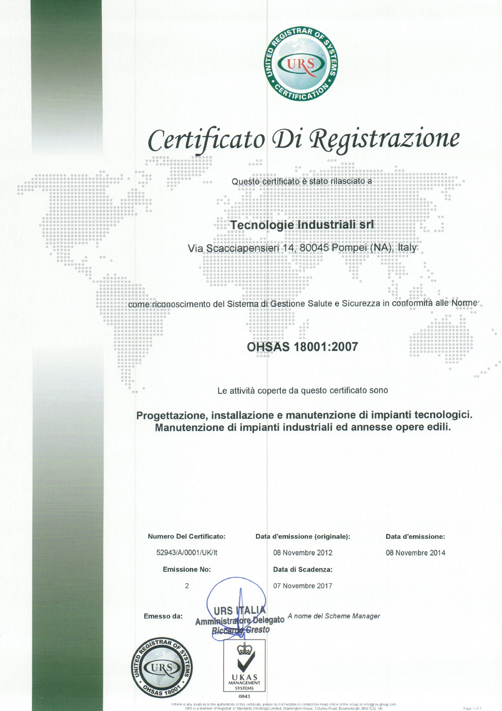 OHSAS 18001